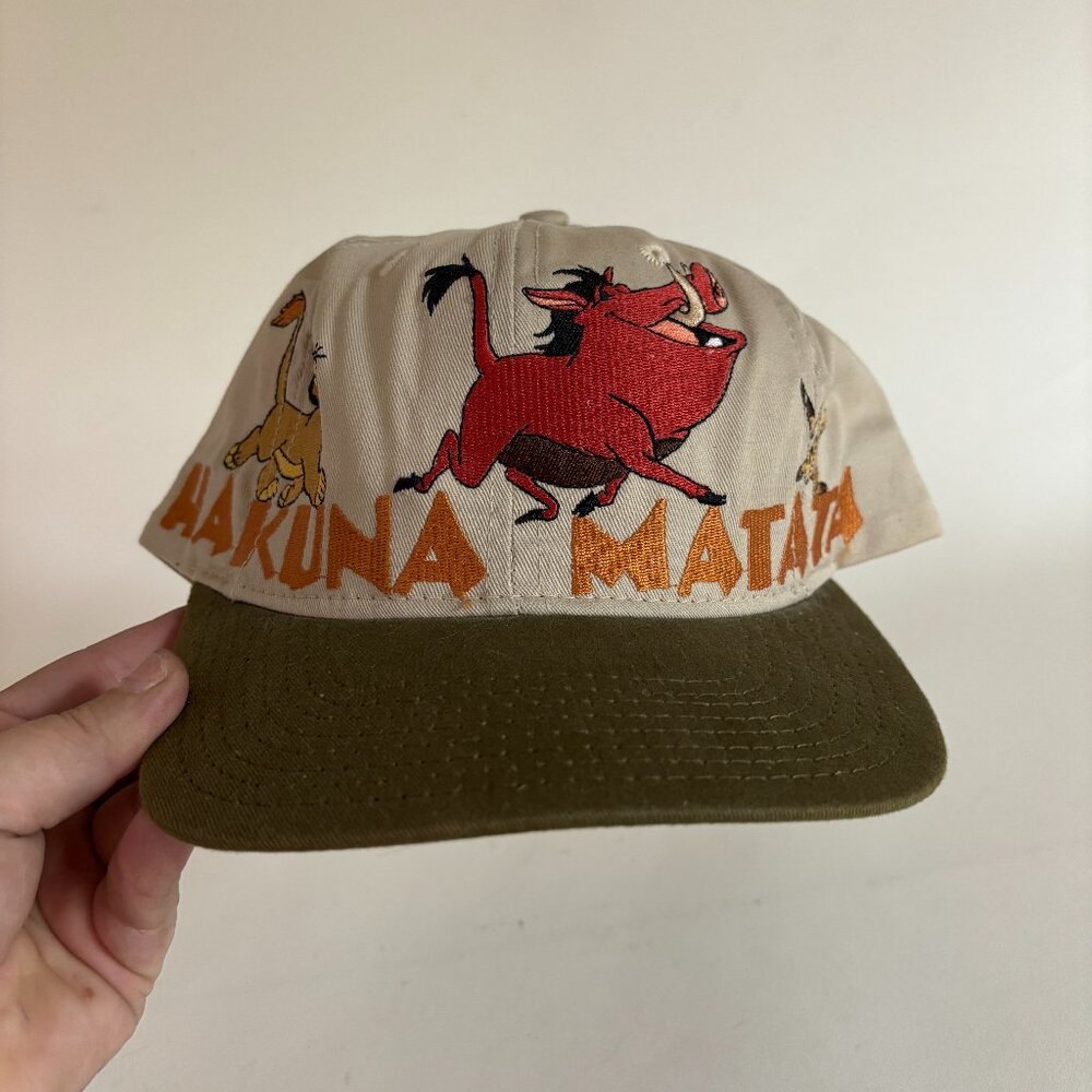 Vintage Disney Hakuna Matata Hat The Lion King